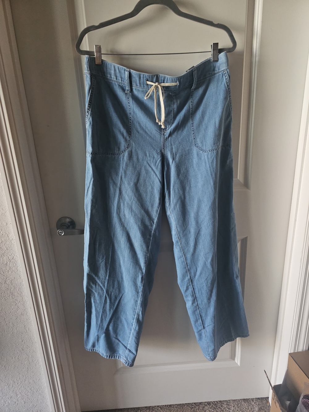 torrid Light Blue Drawstring Chino Pants